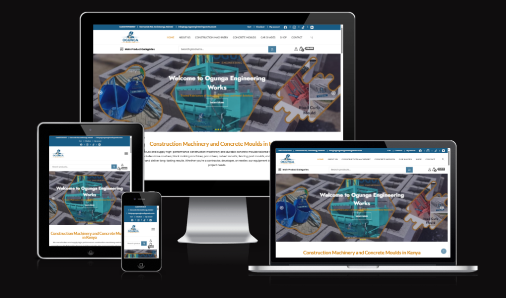 Ogunga Engineering Works mockup